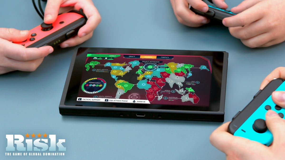 Die Brettspiele Risiko und Trivial Pursuit Live! erscheinen am 30. Oktober für Nintendo Switch