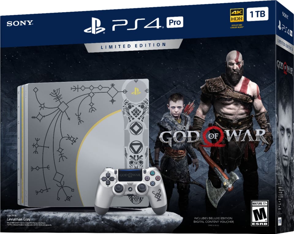 Exklusives God of War Limited Edition PlayStation 4 Pro Bundle zum Release des Titels angekündigt