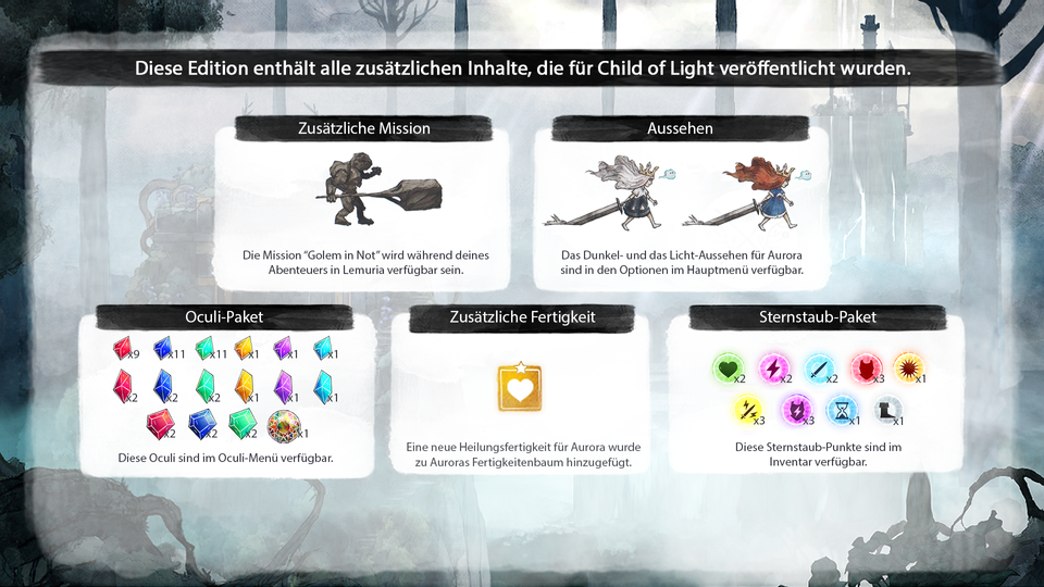Child of Light: Ab sofort auf der Switch Spielbar