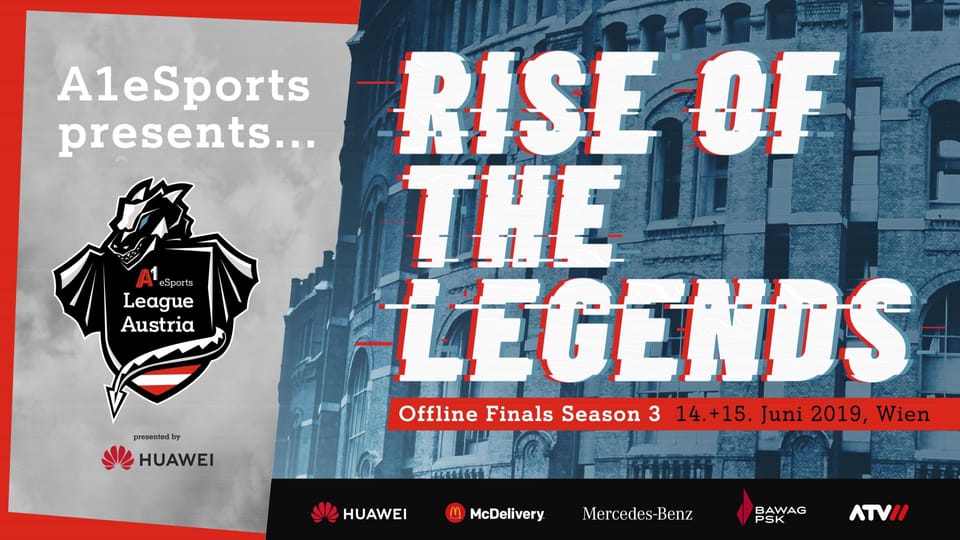 "Rise of the Legends" A1 eSports League Finale im Gasometer Wien